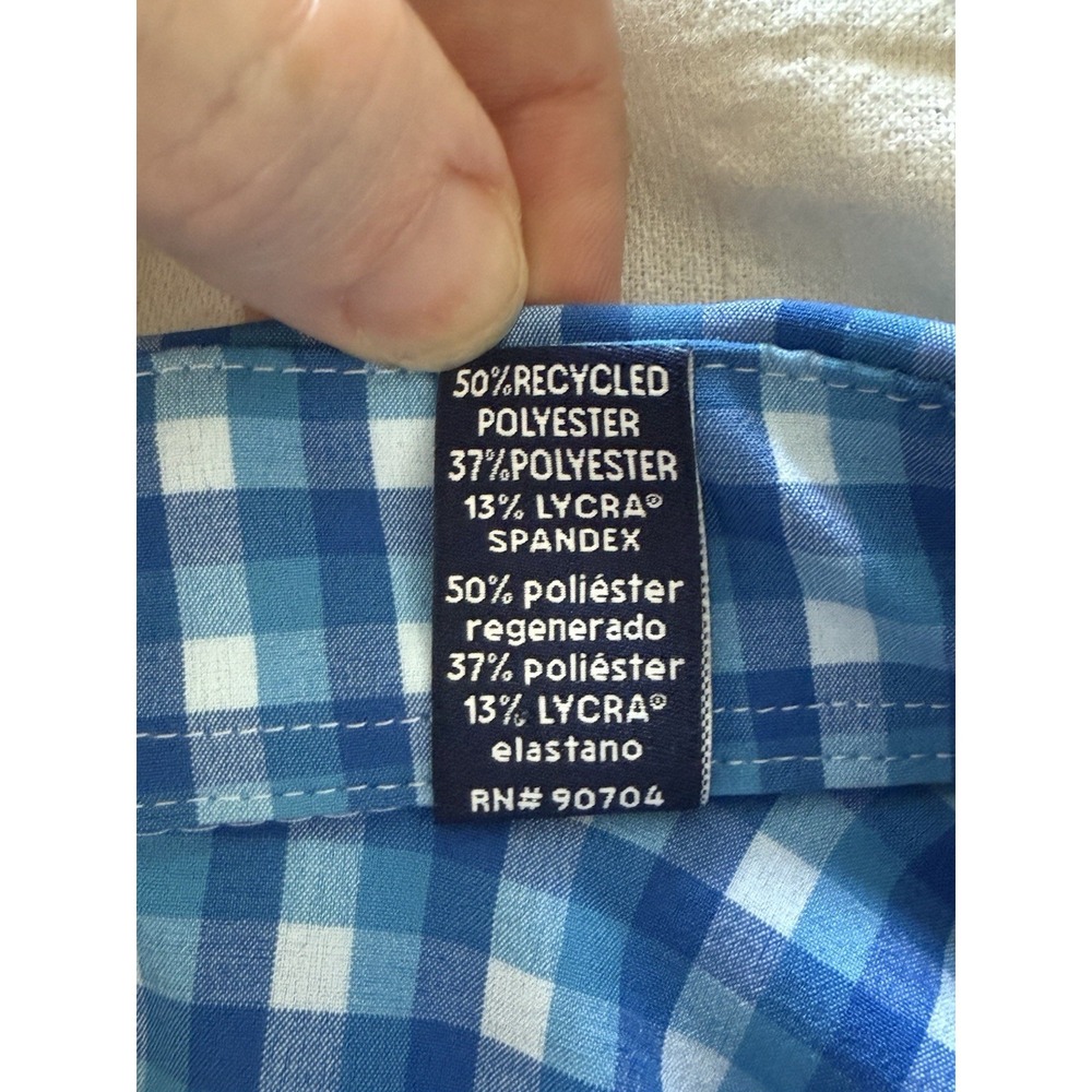 Land's End Men's XXL Button Down Shirt Plaid Regular‎ Fit - Picture 5 of 9